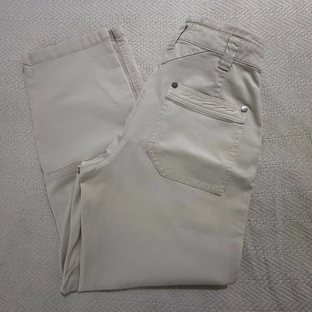Maeve by Anthropologie Women’s Cargo Pants in Light Cream